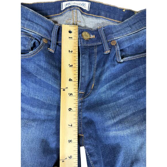 Women's Madewell 8" rise Ankle Zip Skinny Ankle Jeans Size 25 - Picture 7 of 11
